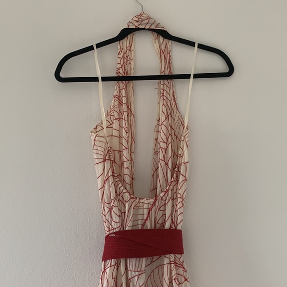 Anthropologie Samarkand Lilka Halter Wrap Dress - Picture 7 of 9